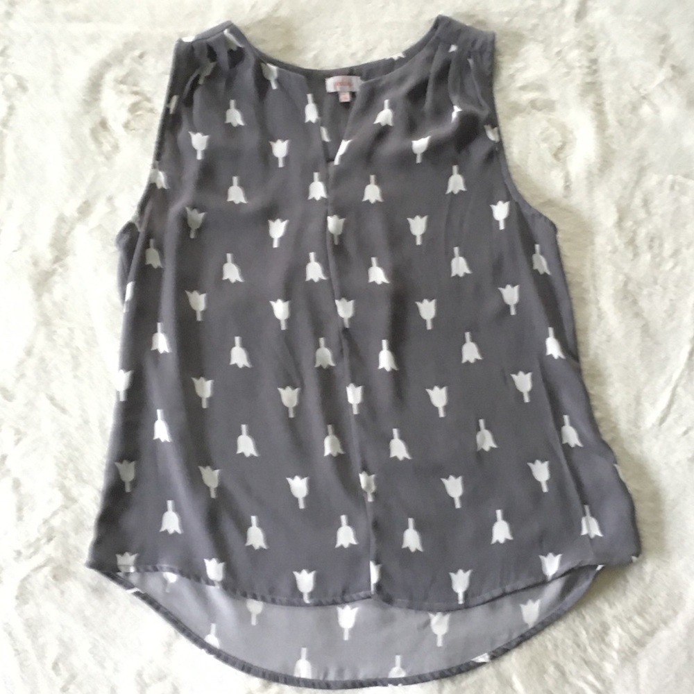 Stitch Fix Meryl Tulip Print Sleeveless Blouse